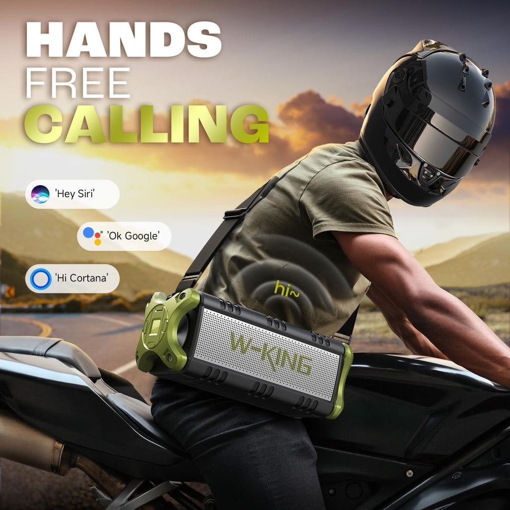 Bluetooth Speaker, 90W Max Outdoor Speaker, Loud Portable Speakers Wireless with 50W Deep Bass, Large Boombox Sound, IPX6 Waterproof, 40H, EQ, Dual Pairing, Subwoofer *2,TF, for Beach/Garage/Jobsite