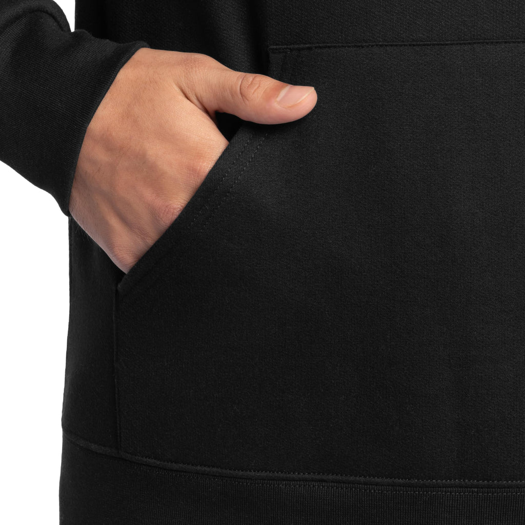 Fruit of the Loom mens Eversoft Fleece Sweatshirts & Hoodies Shirt, Pullover - Black, Large US Talla: L