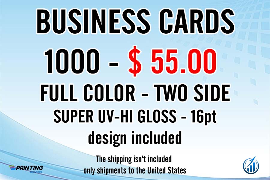 BUSINESS CARD 1000 - FULLSERVICE