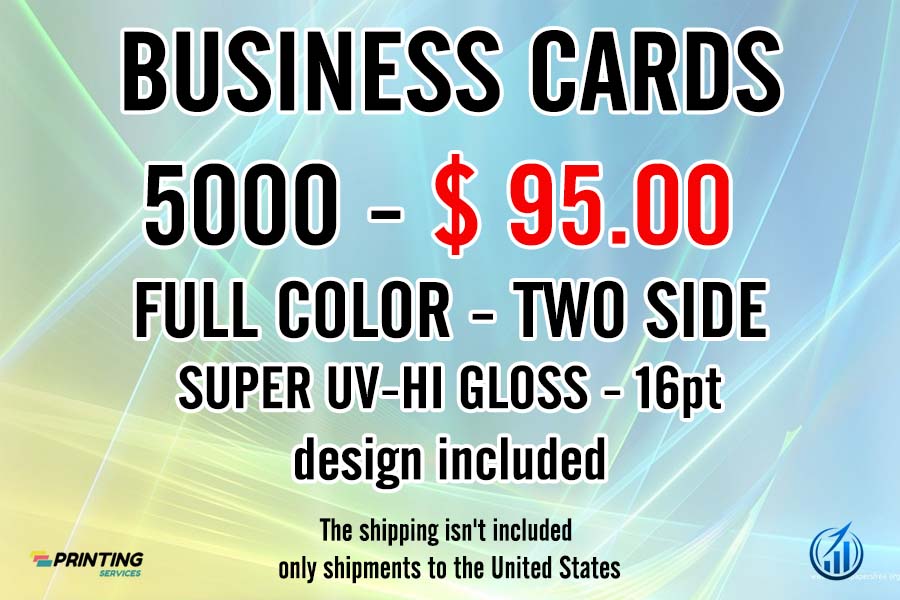 Business Card - 5000 - Full Service