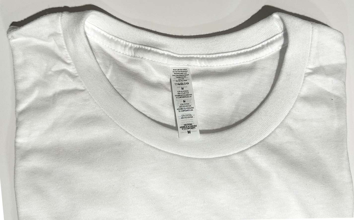 Camiseta manga corta blanco mensaje cristiano Talla M