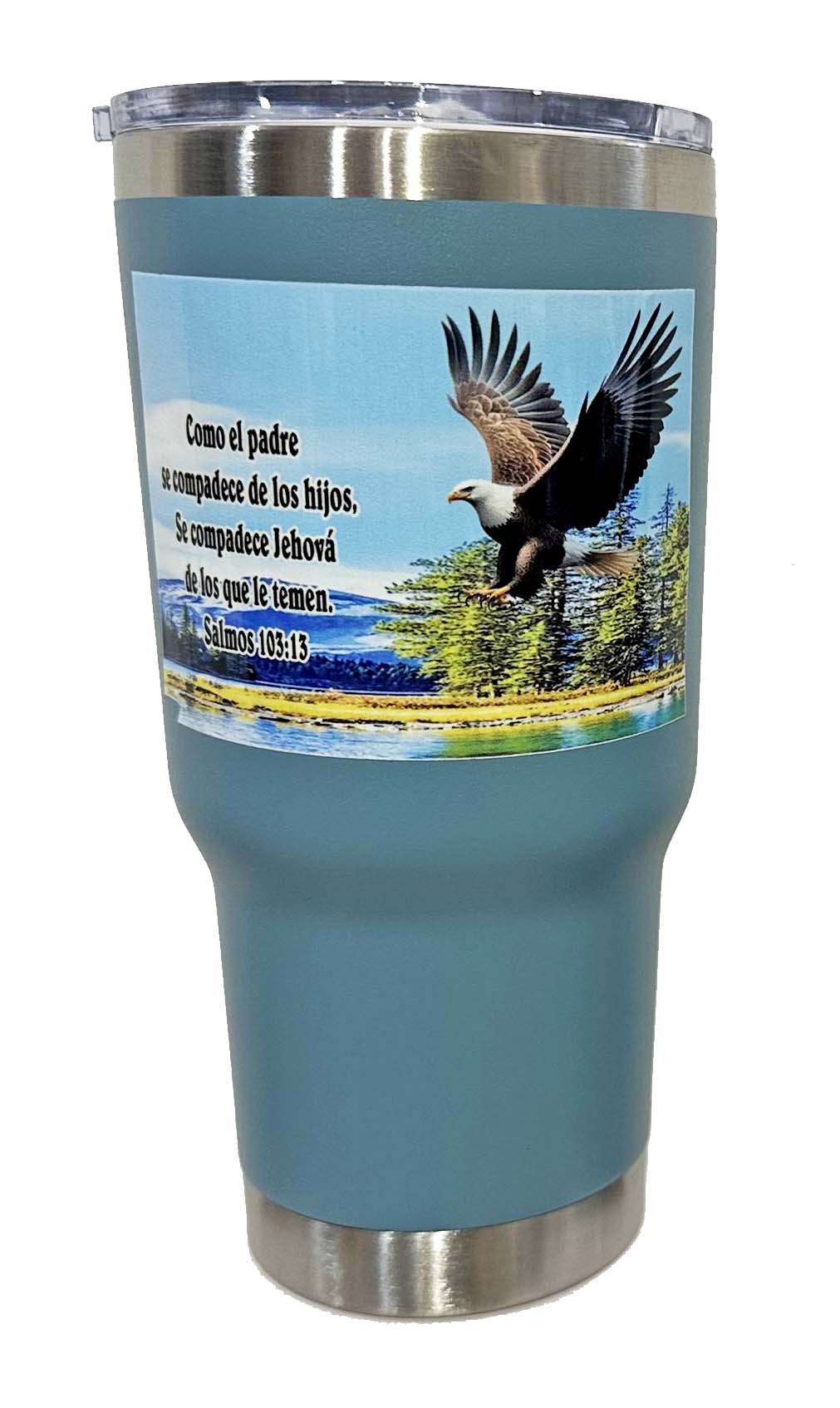 Personalizado - 20oz Insulated Tumbler with Handle Stainless Steel Travel Coffee Mug with Lid anPersonalizado - d Straw Double Wall Vacuum Leak-proof Reusable Thermal Water Cup for Hot and Cold Drinks