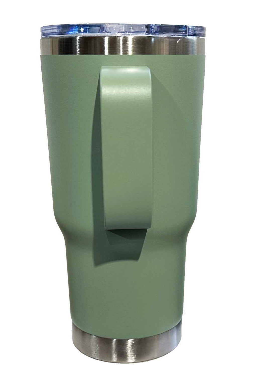 Personalizado - 20oz Insulated Tumbler with Handle Stainless Steel Travel Coffee Mug with Lid and Straw Double Wall Vacuum Leak-proof Reusable Thermal Water Cup for Hot and Cold Drinks