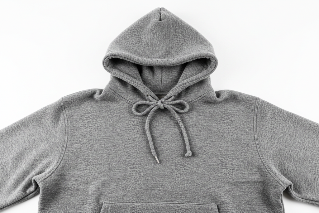 sudadera gris con capucha